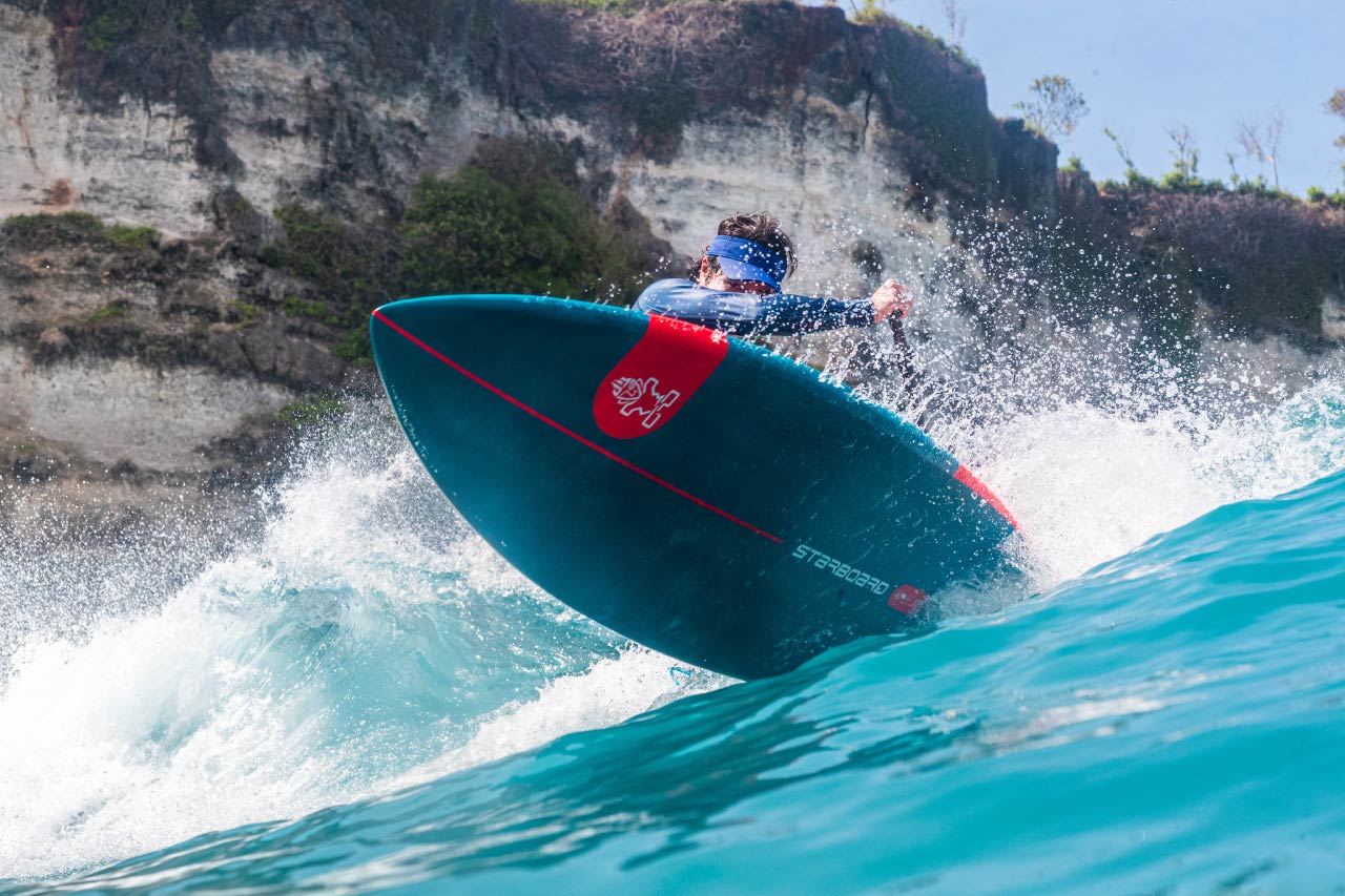 2025 STARBOARD SUP 7'10" x 28" 104L PRO BLUE CARBON SANDWICH