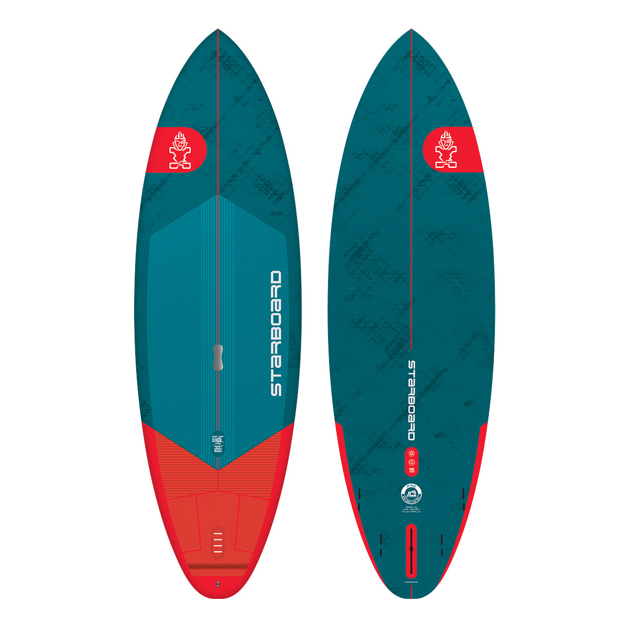 2025 STARBOARD SUP 7'10" x 28" 104L PRO BLUE CARBON SANDWICH