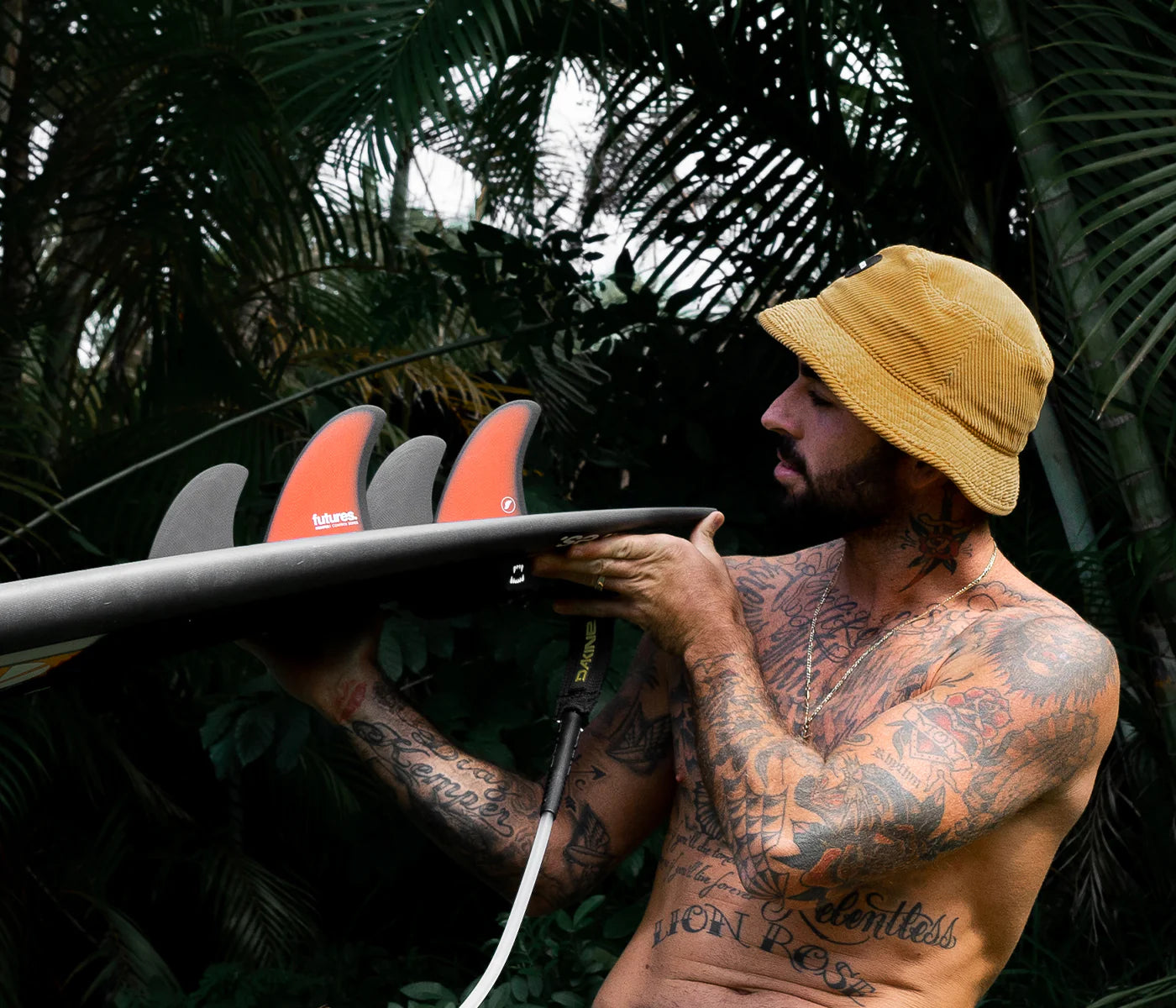 Futures - Billy Kemper Quad Red/ Black Surf Fins