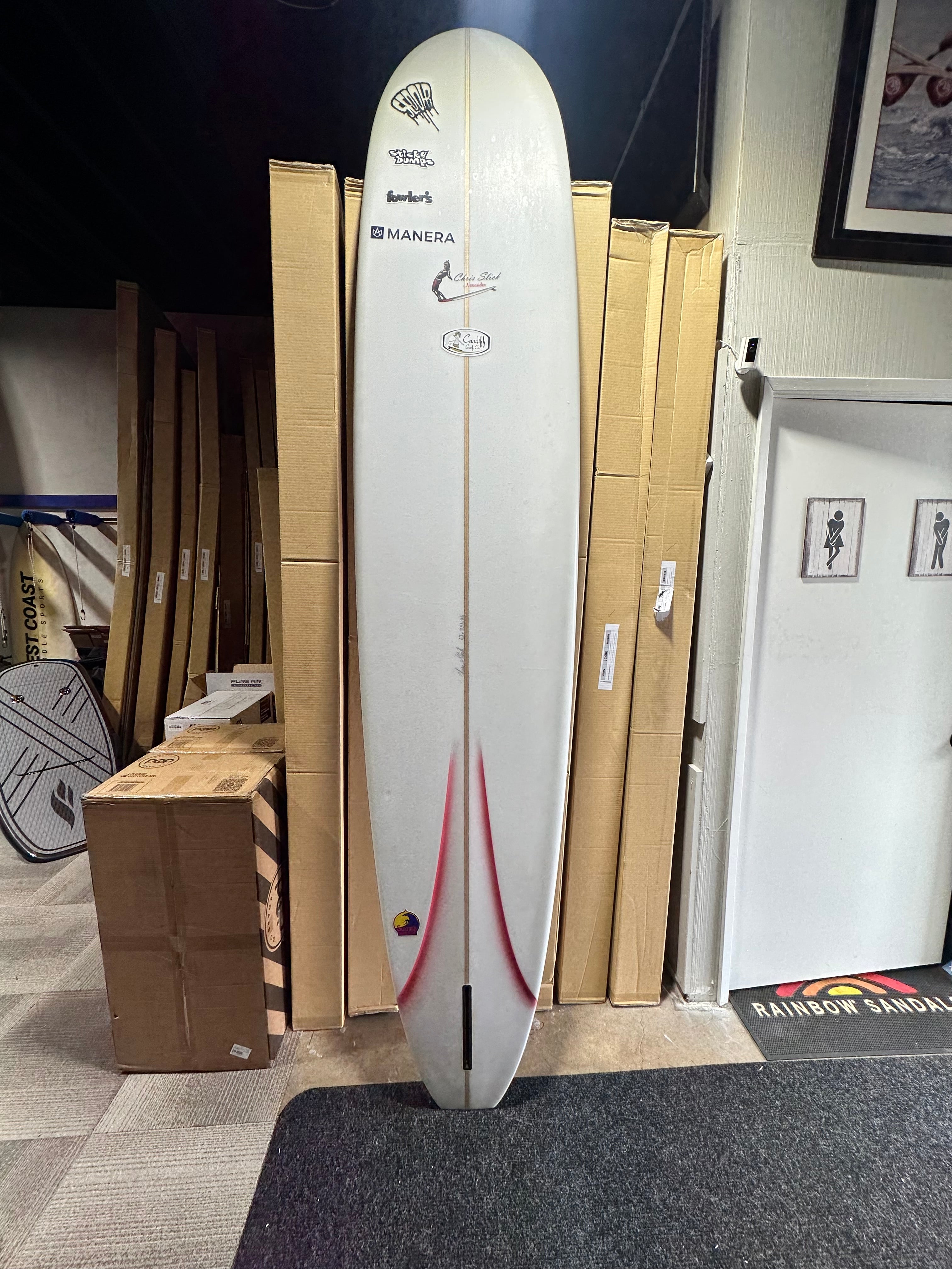 USED - Chris Slick Noserider Longboard 10' x 23" x 3 1/4"