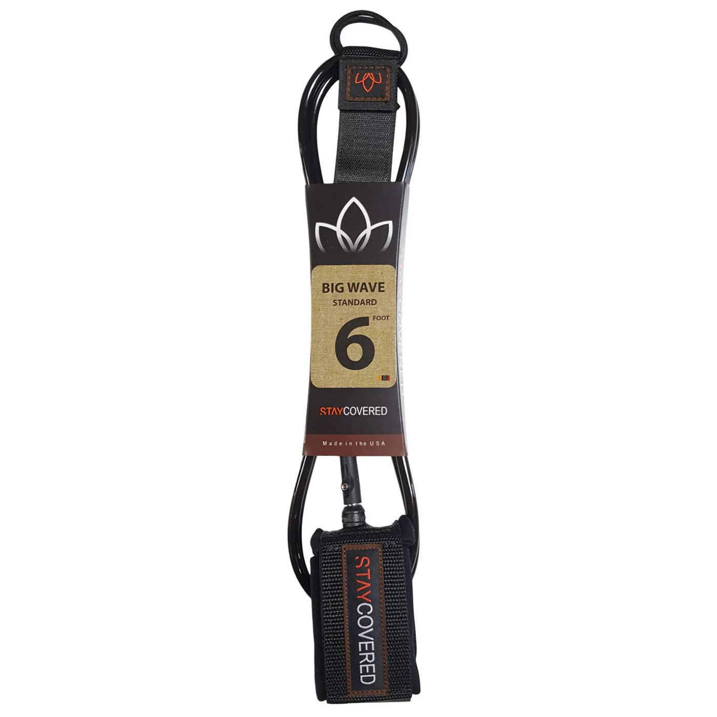STAY COVERED 5/16" DOUBLE SWIVEL 6' STRAIGHT LEASH