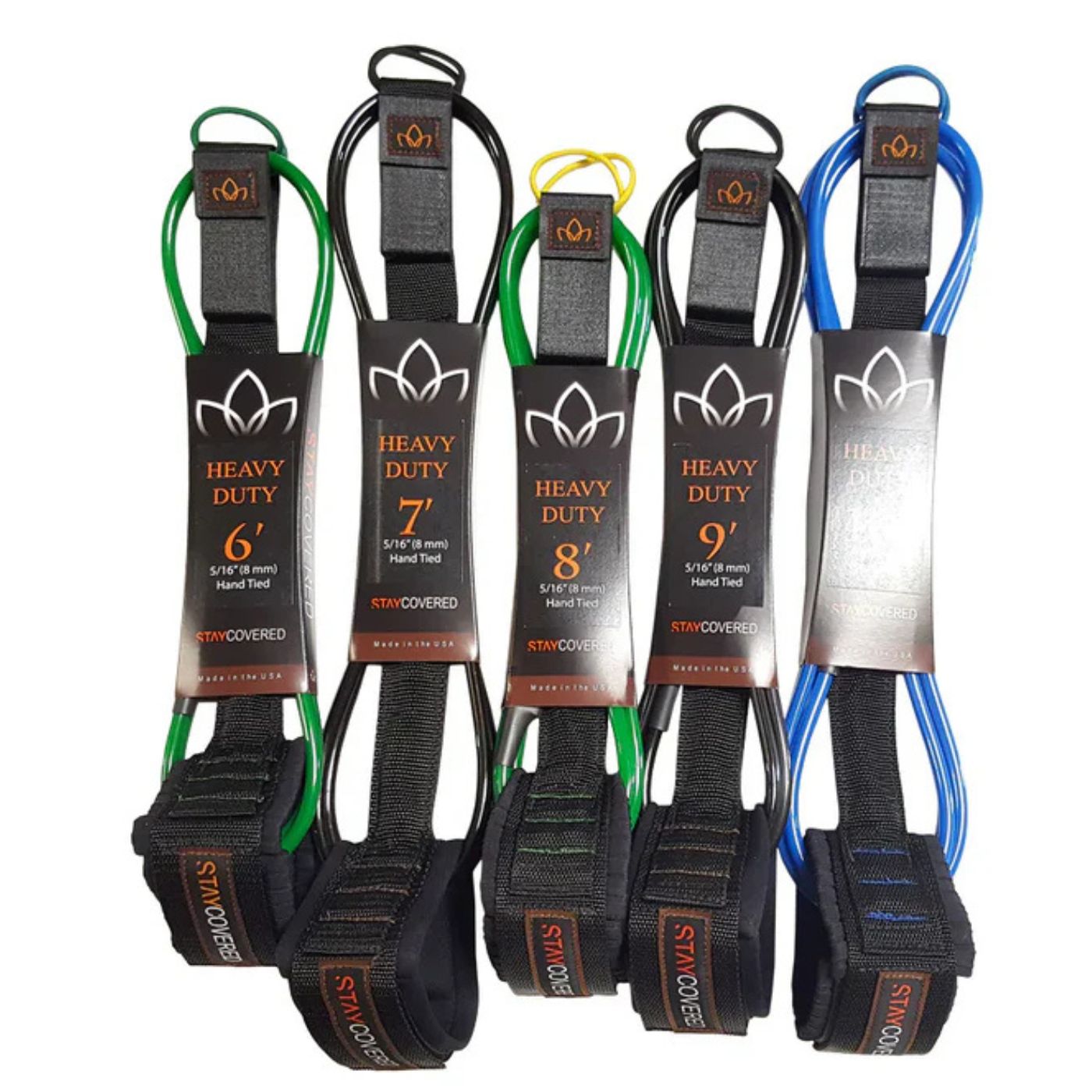 STAY COVERED Big Wave Double Swivel 8' Leash