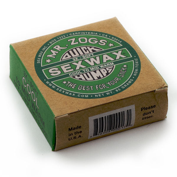 Sexwax Quick Humps Surf Wax: Eco Box 3-Pack