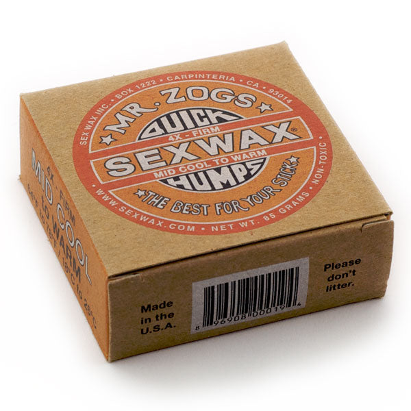 Sexwax Quick Humps Surf Wax: Eco Box 3-Pack